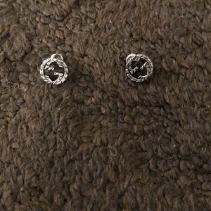 Silver Gucci earrings
